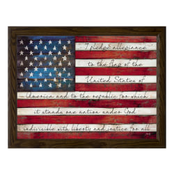 Timeless Frames® Americana Framed Artwork, 16" x 12", Pledge Of Allegiance