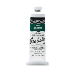 Grumbacher P232 Pre-Tested Artists' Oil Colors, 1.25 Oz, Viridian, Pack Of 2