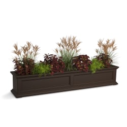 Mayne Fairfield Window Box Planter, 5', Espresso