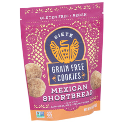 Siete Family Foods Grain-Free Mexican Cookies, Shortbread, 4.5 Oz, Total Qty 10