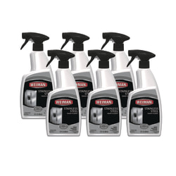WEIMAN® Stainless Steel Cleaner and Polish, Floral Scent, 22 oz Spray Bottle, 6/Carton