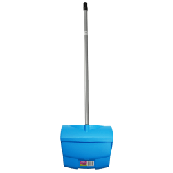 Casa Limpia Industrial Upright Plastic Dustpan, 11" x 52", Blue
