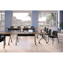 HON® Ignition Multi-Purpose Stacking Guest Chair, Black, HIGS6FHUCU10T