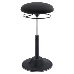 Kore Design™ Office Adjustable Pivot Stool, Black, KDOP5023BA