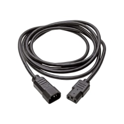 Eaton Tripp Lite Series PDU Power Cord, C13 to C14 - 10A, 250V, 18 AWG, 15 ft. (4.57 m), Black - Power extension cable - IEC 60320 C14 to power IEC 60320 C13 - AC 100-250 V - 10 A - 15 ft - black