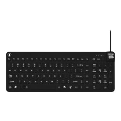 Man & Machine Really O'Cool - Keyboard - washable - USB - US - black