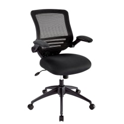 Realspace® Calusa Mesh Mid-Back Manager's Office Chair, Black, BIFMA Compliant
