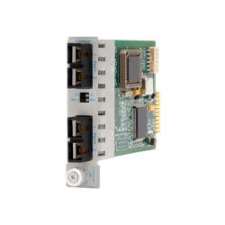 Omnitron iConverter 1000FF - Media converter - GigE - 1000Base-LX, 1000Base-SX - SC multi-mode / SC multi-mode - up to 1800 ft - 850 nm