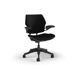 Humanscale Freedom - Chair - task - ergonomic - armrests - tilt - swivel - Corde 4 fabric - black