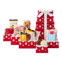 Hickory Farms; Jolly Gingerbread Treat Tower