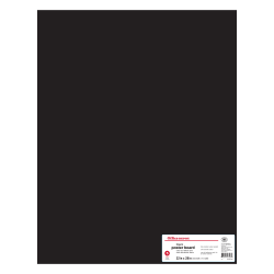 Office Depot® Brand Poster Board, 22" x 28", Black, Pack Of 5
