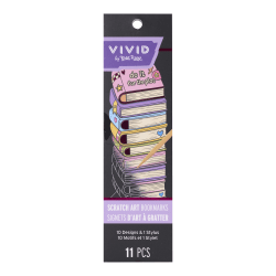 Vivid by Brea Reese Watercolor Bookmark Pad Kit, Gingerbread Man, 3-1/4" x 8-1/8", Total Qty 1