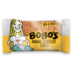 BoBo's Oat Bars, Banana Chocolate Chip, 3.5 Oz, Box of 12 Bars