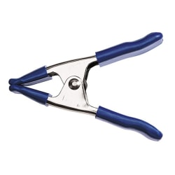 Irwin 75 Lb Spring Clamps, 2" Jaw, Blue, Pack Of 10 Clamps