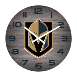 Imperial NHL Weathered Wall Clock, 16", Golden Knights