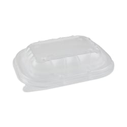 Pactiv Evergreen EarthChoice® Entrée2Go™ Takeout Containers, 15/16"H x 5-11/16"W x 4-1/4"D, Clear, Case Of 600 Containers