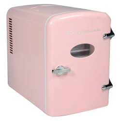 Frigidaire® 9-Can 48-Watt Portable Retro Mini Refrigerator, Pink, EFMIS175-PINK