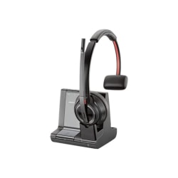 Poly Savi 8200 Office 8210 Headset - Mono - Wireless - Bluetooth/DECT 6.0 - 449.5 ft - 32 Ohm - 20 Hz - 20 kHz - Over-the-head - Monaural - Ear-cup - Noise Cancelling Microphone