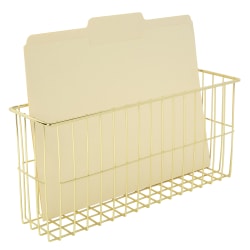 Realspace® Gold Wire Hanging Organizer System, Letter File Attachment