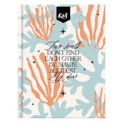 Norma Kiut Composition Notebook, 8-1/2" x 9-1/2", 1 Subject, College Rule, 100 Sheets, Platinum