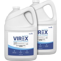 Diversey All-Purpose Virex Disinfectant Cleaner - Ready-To-Use - Liquid - 128 fl oz (4 quart) - Citrus Scent - 2 / Carton - Clear