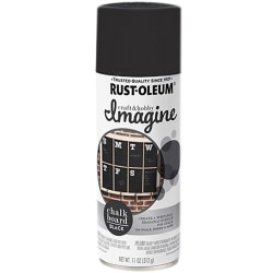 Rust-Oleum Imagine Craft and Hobby Spray Paint, 10 Oz, Chalkboard, Pack Of 4 Cans