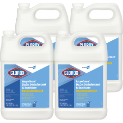 CloroxPro™ Anywhere® Daily Disinfectant and Sanitizing Bottle, 128 Ounces (Pack of 4)
