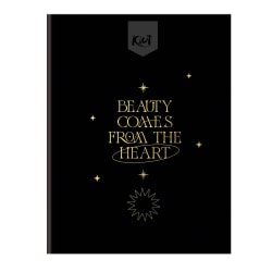 Norma Kiut Composition Notebook, 10-1/2" x 7-1/2", 1 Subject, College Rule, 100 Sheets, Leather HC, 566908