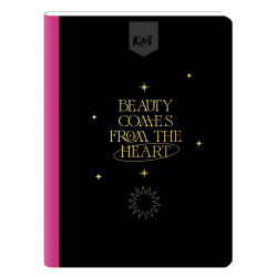Norma Kiut Composition Notebook, 10-1/2" x 7-1/2", 1 Subject, College Rule, 100 Sheets, Leather