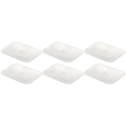 Teacher Created Resources Plastic Letter Tray Lid, Clear, Pack Of 6