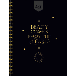 Norma Large Spiral Composition Notebook, 11" x 8-1/2", 10-Subject, College Rule, 200 Sheets, Inspiration