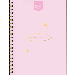 Norma Large Spiral Composition Notebook, 11" x 8-1/2", 10-Subject, College Rule, 200 Sheets, Flow