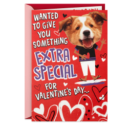 Hallmark Pop Up Valentines Day Card for Kids (Puppy Hug)
