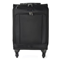 Luxing Polyester Carry-On Case, 21-1/2"H x 14"W x 54-3/5"D, Black