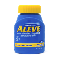 Aleve® All Day Strong Naproxen Sodium, 220mg, Bottle Of 320 Tablets