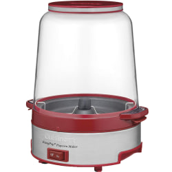 Cuisinart™ 16-Cup Popcorn Maker, 14-1/4"H x 10-3/4"W x 10-3/4"D, Red/Silver