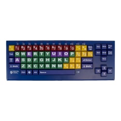 AbleNet BigBlu KinderBoard - Keyboard - wireless - Bluetooth 3.0 - multicolor