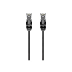 Belkin CAT6 Slim Gigabit Snagless UTP Ethernet Cable - 15 ft Category 6 Network Cable for Network Device, Notebook, Desktop Computer, Modem, Router, Wall Outlet - First End: 1 x RJ-45 Network - Male - Second End: 1 x RJ-45 Network - Male - 1 Gbit/s