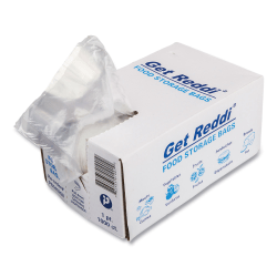 Interplast Group Food Bags, 16 Oz, 4" x 8", Clear, Carton Of 1,000 Bags