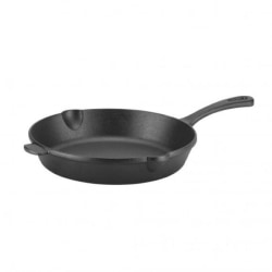 Cuisinart Pre-Seasoned Cast Iron 10" Fry Pan, Black