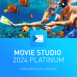 MAGIX Movie Studio Platinum 2024, 1 Device, PC, Windows 10/11