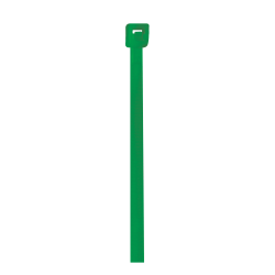 Partners Brand Colored Cable Ties, 18 Lb, 4", Green, Case Of 1,000 Ties