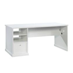 Sauder® Craft Pro 66"W Computer Desk Project Table, White
