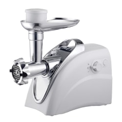 Brentwood 2-Speed 400-Watt Electric Meat Grinder And Sausage Stuffer, White