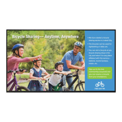 Sharp 4T-B80CJ1U - 80" Diagonal Class 4T-B Series LED-backlit LCD display - with TV tuner - digital signage - 4TB80CJ1U