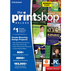 The Print Shop Deluxe 4 With Everything PDF, Disc