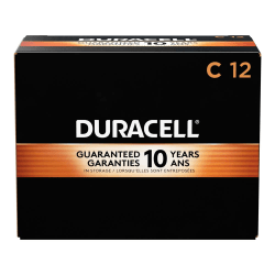 Duracell Coppertop C Alkaline Batteries, Box Of 12