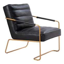 Zuo Dallas Accent Chair, Vintage Black