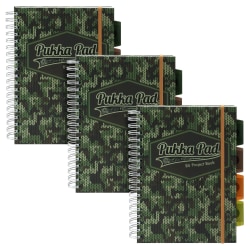 Pukka Pads B5 Project Book, Camo, Pack 3