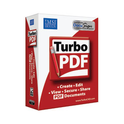 IMSI Design® TurboPDF®, For 1 PC, 1-Year Subscription, Disc